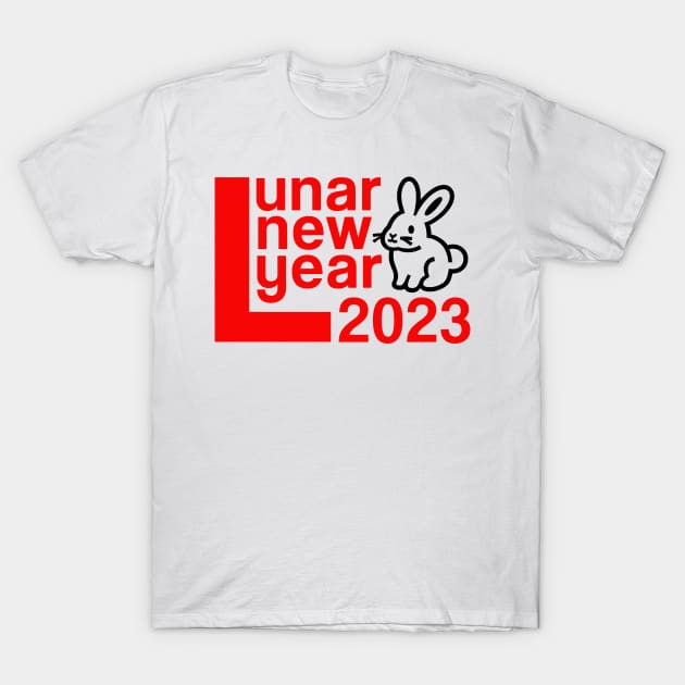 Lunar New Year / Year of the Rabbit 2023 T-Shirt by little osaka shop